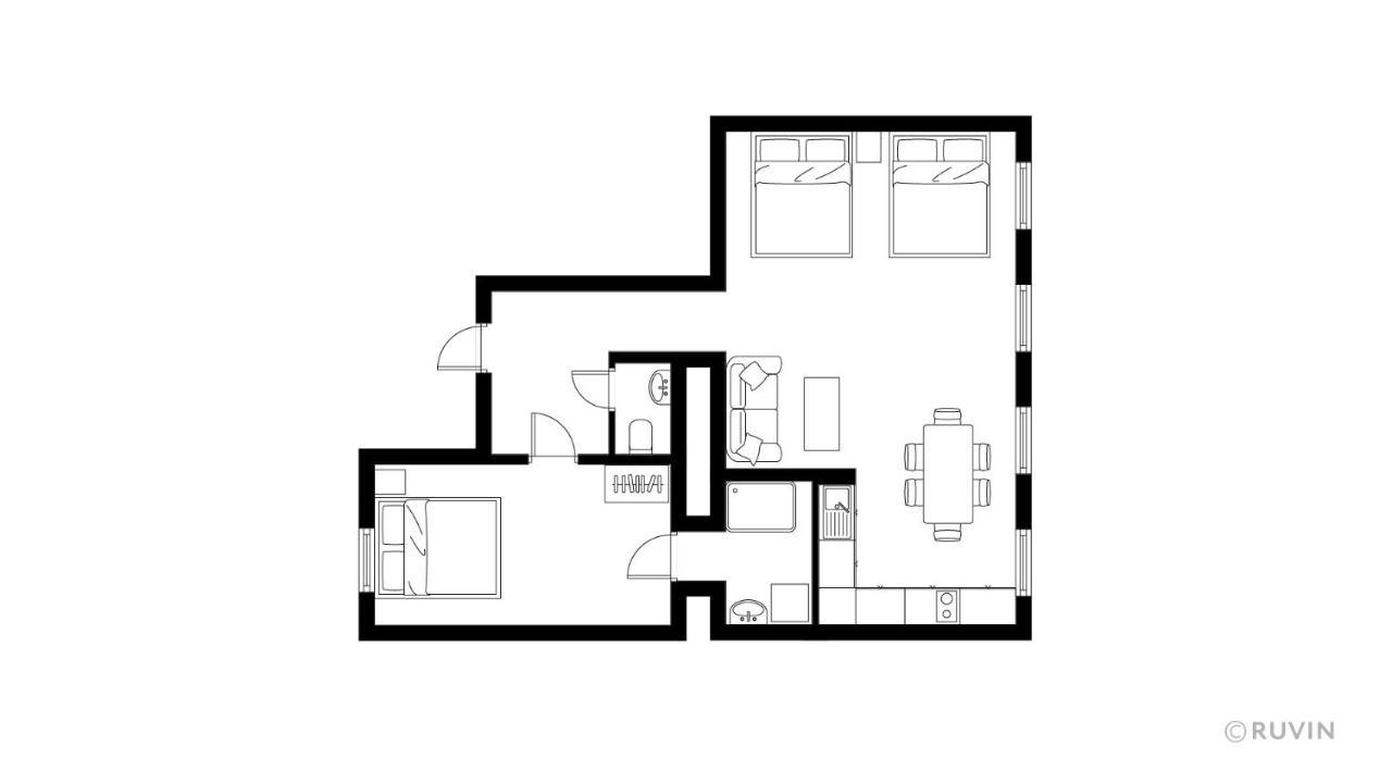 City Apartment, Two Metro Stations To Hauptbahnhof Wien Eksteriør billede