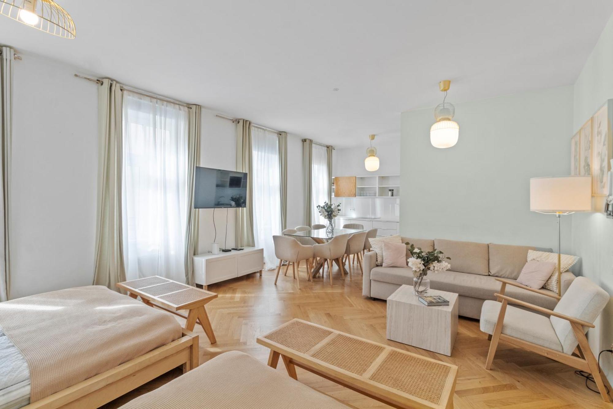 City Apartment, Two Metro Stations To Hauptbahnhof Wien Eksteriør billede